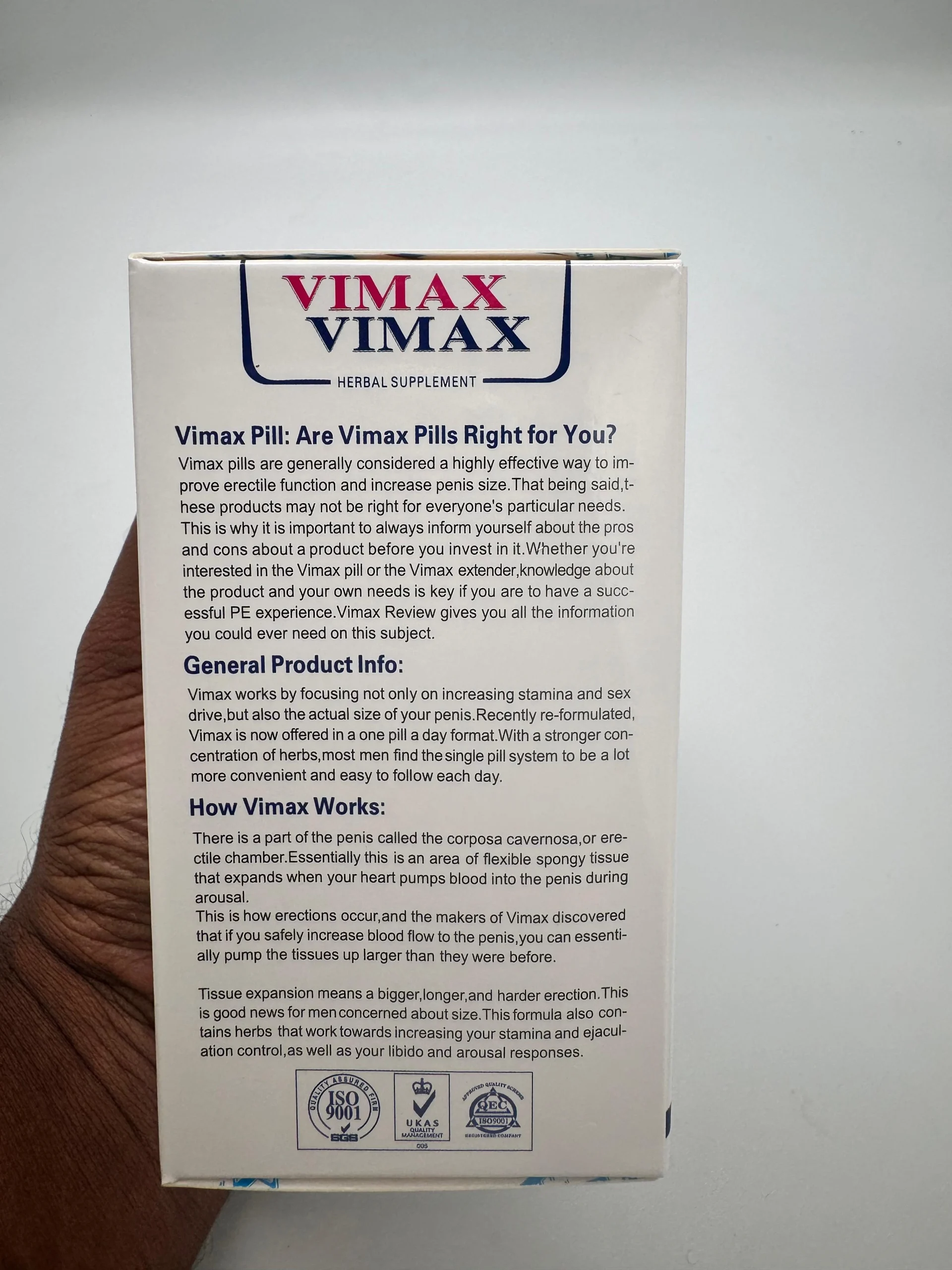 Vimax 1 box of 60 Capsules - Image 3