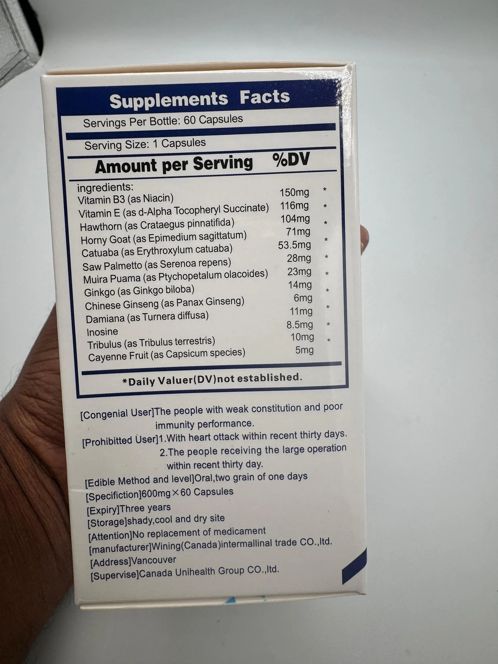 Vimax 1 box of 60 Capsules - Image 4