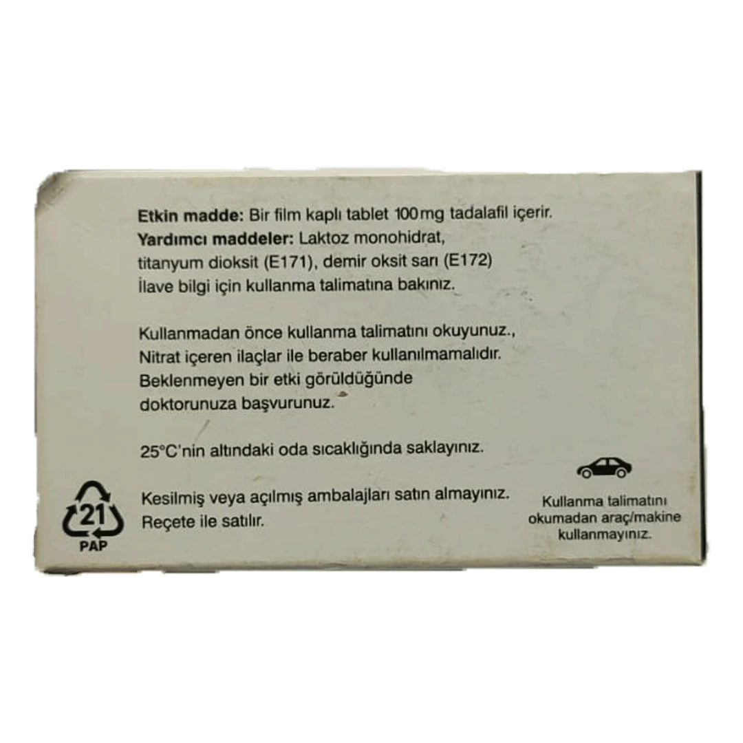 Cialis 100mg 4 tablets Kuwait - Image 2