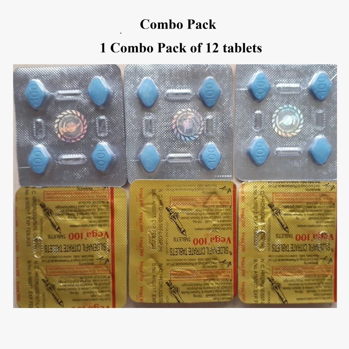 Vega 100mg Tablets Combo Pack 12 Tablets - Image 6
